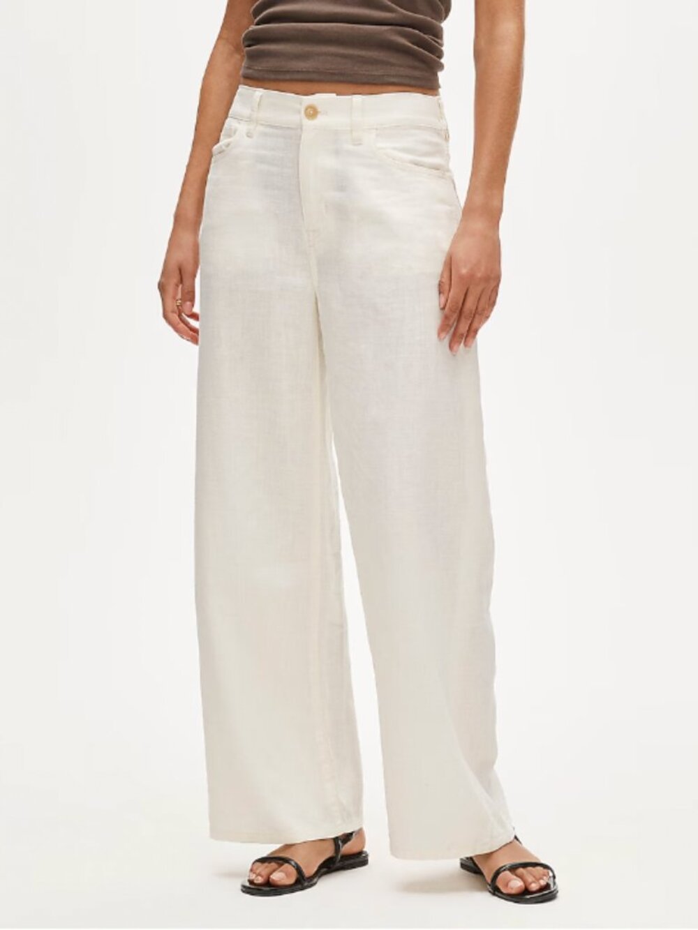 J. Crew Five-pocket pant in linen blend